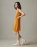 Women's Muscle Tee Dress - Butterscotch